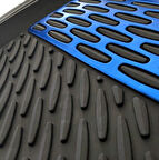 Peugeot 3008 2013 UYUMLU HAVUZLU ÜNIVERSAL MAXİ PASPAS MAVİ - SİYAH