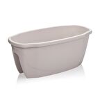 Zümrüt Balkon Saksısı 15.5 Litre - Kirli Beyaz Renk