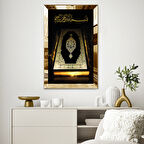 GOLD AYNALI PLEKSİ ÇERÇEVELİ KURANI KERİM GÖRSEL TABLOSU