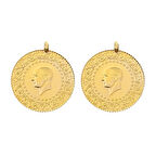 Gekas Kuyumculuk Yeni Kulplu Ziynet Yarım Altın 2 Adet