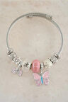 Kadın 316 L Çelik Karışık Figürlü Charm Bileklik   TKR001