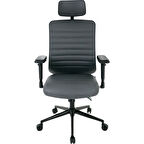 Comfort Elit Deri Yönetici-Ofis-Çalışma Koltuğu Antrasit