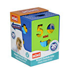 Eğlenceli Oyuncak AE-1210 Kiki, 20 Parça Neşeli Bultak Küp / 0-3 yaş Kız Erkek Çocuk Eğitici Eğiti