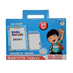 Eğitici Oyuncak LC7165 MANYETİK TABLET MAVİ Kız Erkek Çocuk Eğitici