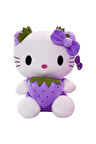 Eğitici Öğretici Çocuk Oyuncaklar Hediye Hello Kitty Peluş 50Cm Özel Yapım Pembe/mor/kırmızı
