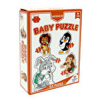 Eğitici Oyuncak LC7225 Laço, Baby Puzzle - Hayvanlar - İlk Puzzle / +12 ay Kız Erkek Çocuk Eğiticil