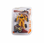 Kız Erkek Çocuk Oyuncak Hafriyat Kamyonuna Dönüşen Robot Kız Erkek Çocuk Eğitici