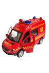 Eğitici Öğretici Çocuk Oyuncaklar Sürtmeli 1:32 Ölçekli İtfaiye Kurtarma Aracı