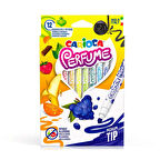 Öğretici Oyuncak Carioca Kokulu Keçeli Boya Kalemi 12'li Kız Erkek Çocuk Eğiticil