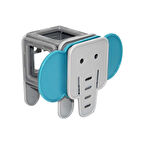 Eğlenceli Oyuncak Manyetik Fil Blok Seti 12 Parça Kız Erkek Çocuk Eğitici