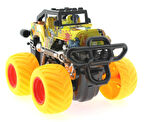 Eğlenceli Oyuncak Die Cast Off Road Dev Sarı Teker Araba Kız Erkek Çocuk Eğiticila