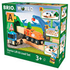 Eğlenceli Oyuncak Brio Kaldır ve Yükle Başlangıç Seti Kız Erkek Çocuk Eğitici