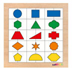 Eğlenceli Oyuncak CS-7020/27 Chiva, Resimleri Şekille, Sırala, Sayma 7021-7022-7027 Kız Erkek Çocuk Eğitici Öğretici O