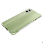 Samsung Galaxy A06 Uyumlu Şeffaf Kılıf Kamera Çıkıntılı Darbe Emici şeffaf