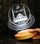 Dini Hediye Kişiye Özel İsim Soyisim ve Mahya Yazısı Yazılabilen Camii Led Lamba 