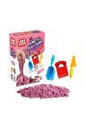 Eğitici Kinetik  Kum Aksesuarlı Kinetik Oyun Kumu (1000 Gr.)  Art Sand Kumu-PEMBE