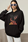 Tasarım Black Sabbath Baskılı Unisex Oversize Rock Metal Hoodie