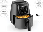 Karaca Air Pro Cook 3 In 1 Xl Ev Yemeği, Közleme, Sulu Yemek Tencereli Airfryer Fritöz Space Gray 4 Kişilik