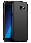 Samsung Galaxy A7 2017 (A720) Ruber Case Mat Slikon Kılıf Siyah