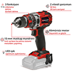 Einhell Professional Akülü Darbeli Vidalama TP-CD 18/50 Li-i BL Solo Power X-Change (18V, Kömürsüz, 50 Nm, Darbeli Vidalama Fonksiyonu, 2 Vites, 13 mm Mandren, akü dahil değildir)