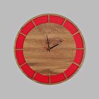 dekoratif ahsap duvar saati