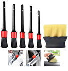 araç içi detay fırçaları 6 lı set 