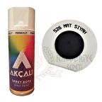 Akçalı Akrilik Sprey Boya MAT SİYAH 400 ml - RAL9005 - 526