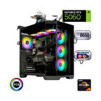 Ryzen 7 7800x3D 32GB Ddr5 1tb SSD Rtx 5060 B650 Anakart 240MM Sıvı Soğutma Oyuncu Bilgisayarı