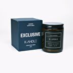 Lavanta Kokulu Amber Renk Cam Soya Mum 200GR.