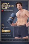 3'lü Antrasit Modal Boxer