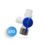 Su Arıtma Cihazı 3/8 (Combo) İkili Hat Alma Aparatı 10 Adet