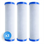 Açık Kasa Su Arıtma Cihazı CTO Blok Karbon Filtre 3 Adet