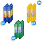 Su Arıtma Cihazı Alkaline Mineral Quartz Filtre Set 10 Takım