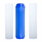 Açık Kasa Su Arıtma Cihazı Çift Sediment 3'lü Ön Filtre Set