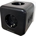 oklu Grup Priz Kablosuz Akım Korumalı Isıya Dayanıklı Termal Çocuk Korumalı 3x Usb 3.0 3x Fiş Girişli Ofis Ev