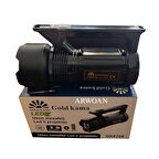 GK6766 LED Projektör Fener | Uzun Menzilli Şarjlı El Feneri, Yüksek Lümenli