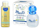 Mustela Bebek Bakım Masaj Yağı 100ml - Mustela Musti Bebek Parfümü 50 ml