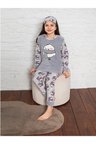 Çocuk Peluş Polar Pijama Takımı