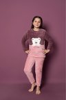 Çocuk Peluş Pijama Takımı