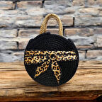 Silindir Çanta, Yuvarlak Hasır Çanta, Tasarım Çanta, El Çantası