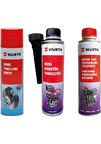 Würth Dizel Yakıt Sistem ve Enjektör Temizleyici+ Genel Temizleme Sprey+ Motor Yağ Performans Iyileştirici