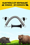 ATLAS ELEKTRİKLİ DOMUZ AYI KOVUCU  ÇİT KAPI YAYI SETİ