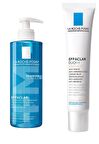 La Roche Posay Effaclar Jel 400 ml + La Roche Posay Effaclar Duo+ Renkli Cilt Bakım Kremi 40 ml-Light