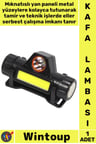 #Lamba Güçlü LED Su Geçirmez Outdoor Kafa Mıknatıslı Kamp Balıkçı 1200 mAh Şarjlı Kafa Lambası