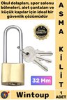#Kilit Çelik Gövde Güvenlik Kilidi Dayanıklı Koruma Emniyetli Mekanizma Sarı Uzun Asma Kilit 32 Mm