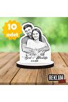 kişiye özel fotoğraflı özel gün ayaklı hediyelik - 10 adet