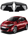 Renault Megane 3 Araca Özel Batman Yarasa Ayna Kapağı Pianoblack