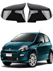 Fiat Punto 12-19 Araca Özel Batman Yarasa Ayna Kapağı Pianoblack