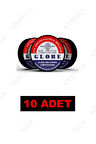Orjinal Globe 0.13MM X 19MMX 10MM Izole Bant Elektrik Bandı Siyah 10'li Paket