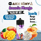 Amazin Mango Yoğun Dıy Kit Mango Şeftali Gıda Aroması %25 Oranda Aroma İçerir (Hazır Değildir )